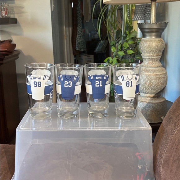 Other - NFL Team Jersey Pint Glass Set